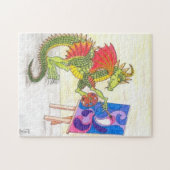 De artiest Jigzaag Puzzle Legpuzzel (Horizontaal)