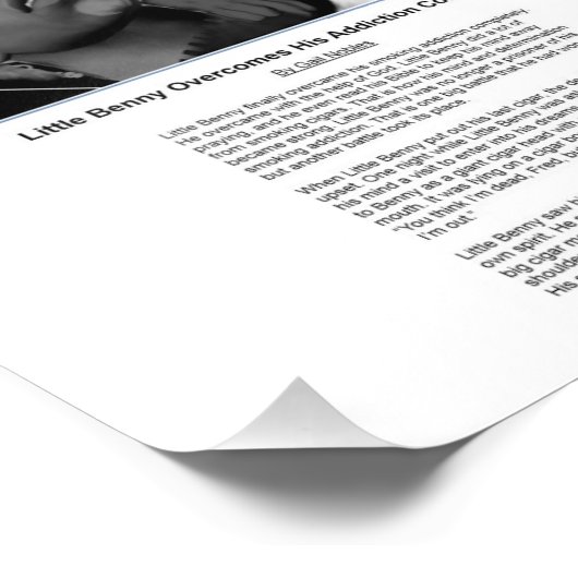 De artikelen in het handvest foto afdruk (Hoek)