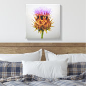 De artisjokdistel canvas afdruk (Insitu (Slaapkamer))