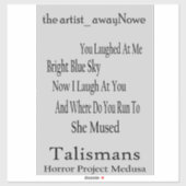 de artist_AwayNowe Talismans V3 zinnen Sticker (Vel)