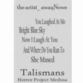 de artist_AwayNowe Talismans V3 zinnen Sticker (Voorkant)