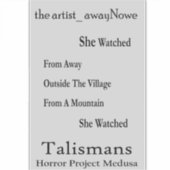 de artist_AwayNowe Talismans V4 zinnen Sticker (Voorkant)