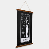 de ARTIST TAROT KAART aanpasbare tekst Hangend Wandkleed (Gebogen)