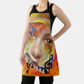 De artistieke All-Over-Print Tanktop van het palle Schort (Insitu)