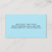 De artistieke gouden lippen maken #5 visitekaartje (Achterkant)