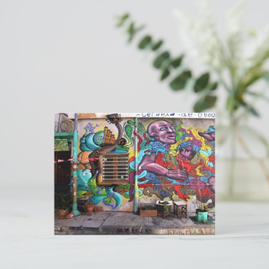 De artistieke hand briefkaart (Staand voorkant)