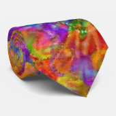 De artistieke - heldere carnavalkleurencelebratie stropdas (Opgerold)