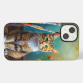 De Artistieke Kat iPhone Hoesje (Achterkant horizontaal)