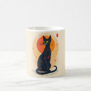 De artistieke kat koffiemok