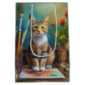 De Artistieke Kat Medium Cadeauzakje (Achterkant)