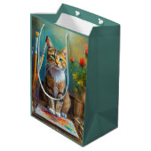 De Artistieke Kat Medium Cadeauzakje (Achterkant Gekanteld)