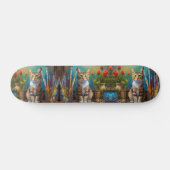 De Artistieke Kat Persoonlijk Skateboard (Horizontaal)