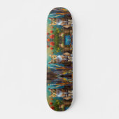 De Artistieke Kat Persoonlijk Skateboard (Voorkant)