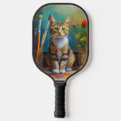 De Artistieke Kat Pickleball Paddle (Achterkant)