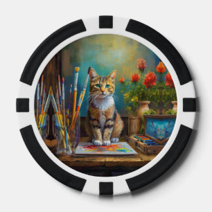 De Artistieke Kat Poker Chips