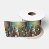 De Artistieke Kat Satijnen Lint (Spoel)