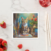 De Artistieke Kat Servet (Insitu)