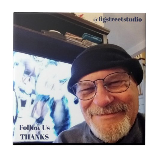 De artistieke keramische tegel tegeltje (Voorkant)