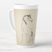 De artistieke latte Mok (Linkerhoek)