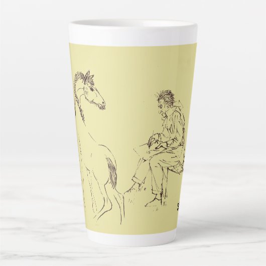 De artistieke latte Mok (Voorkant)