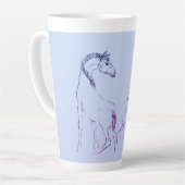 De artistieke latte Mok (Linkerhoek)