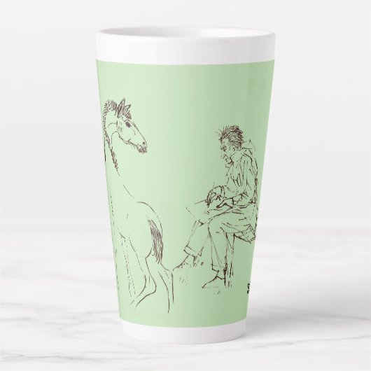 De artistieke latte Mok (Voorkant)