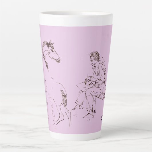 De artistieke latte Mok (Voorkant)