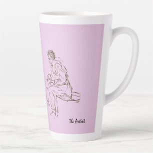 De artistieke latte Mok