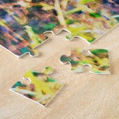 De artistieke puzzel in de Wilde Sluiten Legpuzzel (Zijkant)