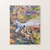 De artistieke puzzel in de Wilde Sluiten Legpuzzel (Verticaal)