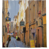 De artistieke unieke Italiaanse straatscène Douchegordijn (Voorkant)