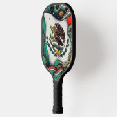 De artistieke vlag van Mexico Pickleball Paddle (Links)
