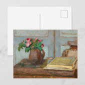 De Artist's Paint Box en Moss Rozen van Vuillard Feestdagenkaart (Voorkant / Achterkant)