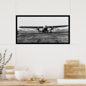 De arts, het grootste passagiersvliegtuig 1929 poster (Keuken)