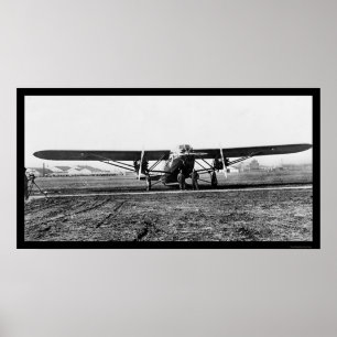 De arts, het grootste passagiersvliegtuig 1929 poster