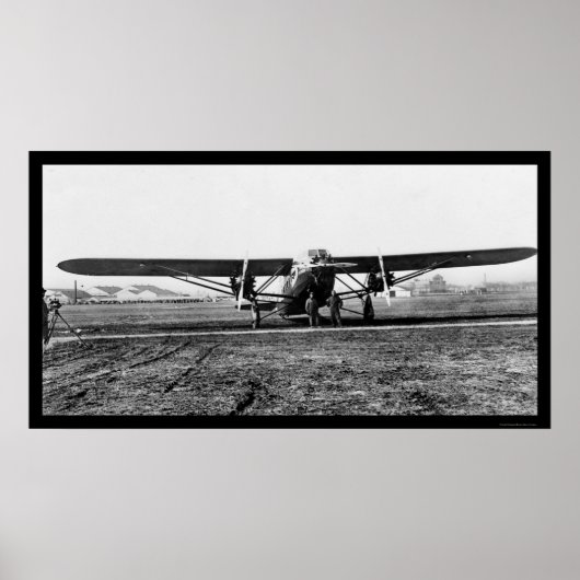 De arts, het grootste passagiersvliegtuig 1929 poster (Voorkant)