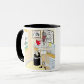 De arts in het voorjaar mok (Voorkant links)