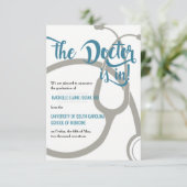 De arts is aankondiging (Staand voorkant)