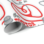 De arts kan cadeaupapier (Rol Hoek)