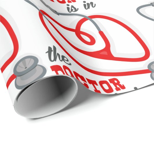 De arts kan cadeaupapier (Rol Hoek)