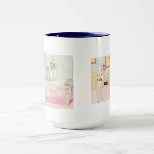 De arts kan mok (Midden)