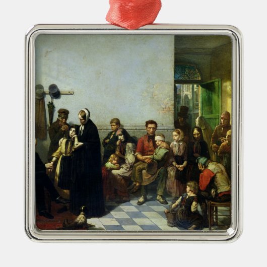 De Arts voor de armen Metalen Ornament (Voorkant)