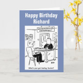 De arts wordt gevraagd wat zijn gevoel van darmen  kaart (Gele Bloem)