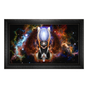 De Arzookiaanse prinses van de vier gloeilampen Foto Afdruk