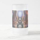 De Arzookiaanse prinses van de vier gloeilampen Matglas Bierpul (Center)