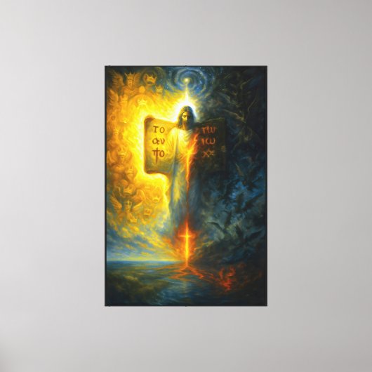 De as van de openbaring canvas afdruk (Voorkant)