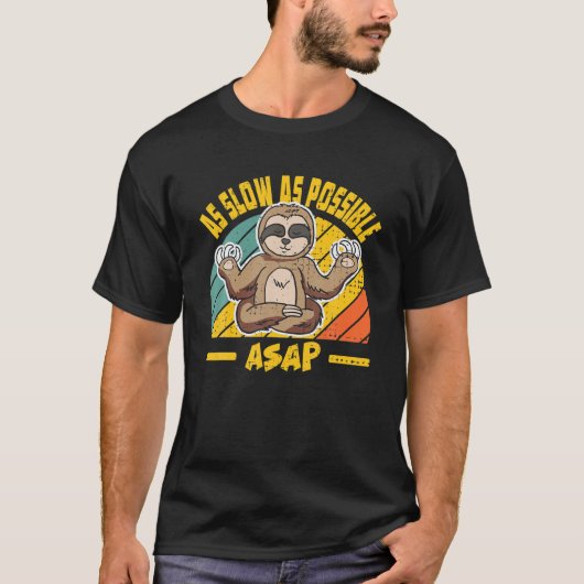 De  ASAP van de terugkeer zo langzamer mogelijk Sl T-shirt (Voorkant)