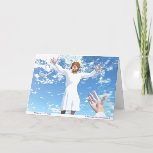 De Ascensie van Jezus Kaart (Voorkant)