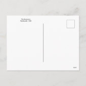 De Ascension door Rembrandt Holiday Briefkaart (Achterkant)