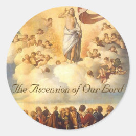 De Ascension of Our Lord Ronde Sticker